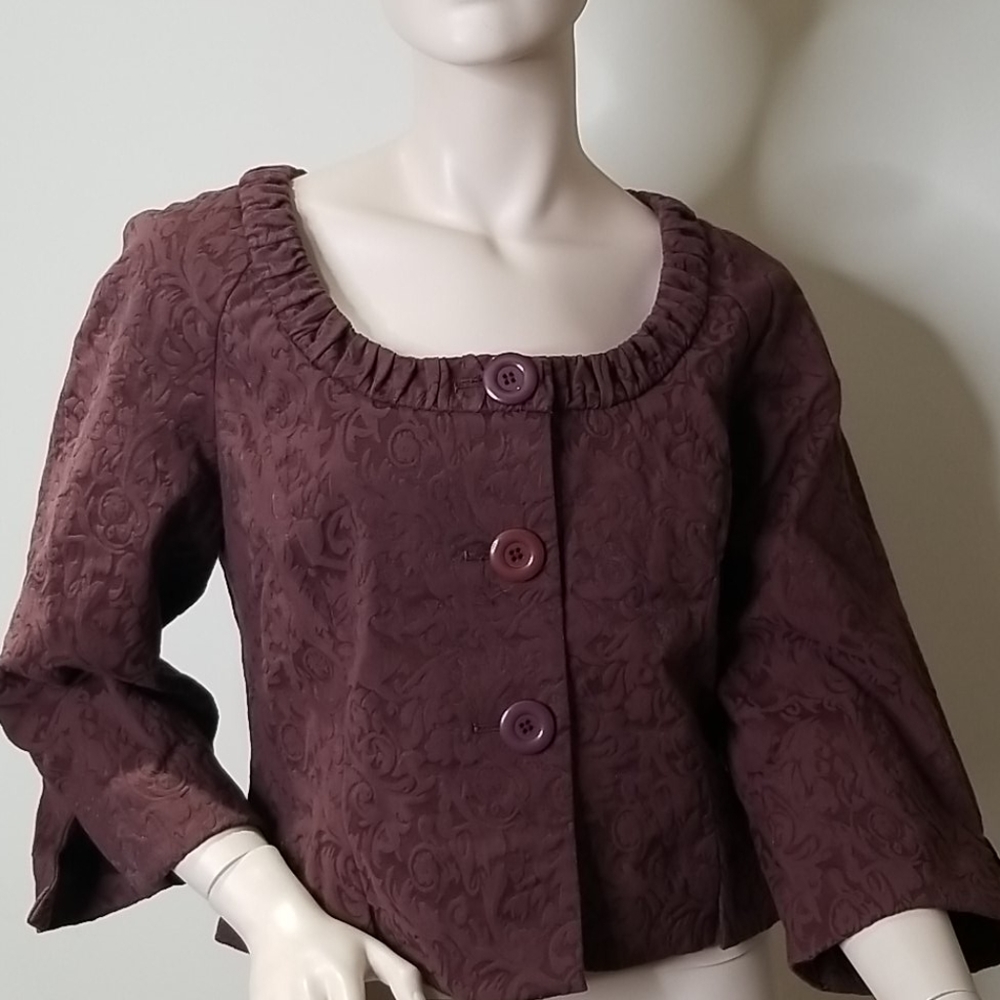 Spense Cropped Cocoa Jacket L